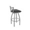 Holland Bar Stool Co OD411 Jackie Low Back Stainless Steel 25 Swivel Outdoor Counter Stool with Breeze Graphite Seat OD41125SSOD003 - alternate 5